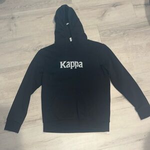 Boys black Kappa Hoodie NWOT